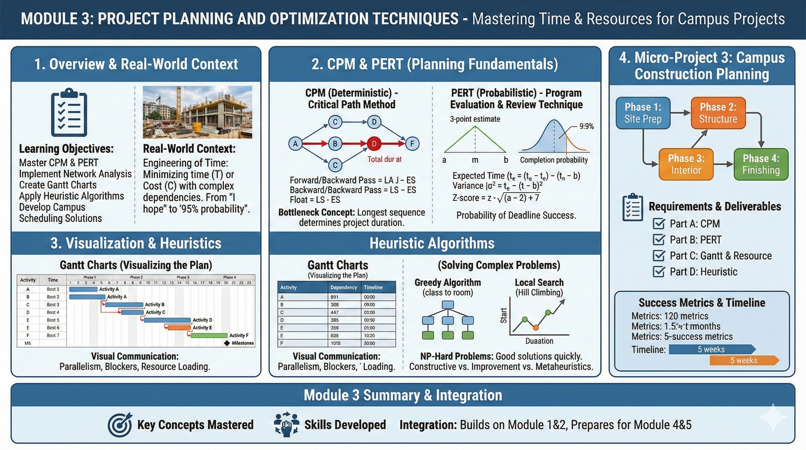 A detailed infographic about Quarto webpage contents